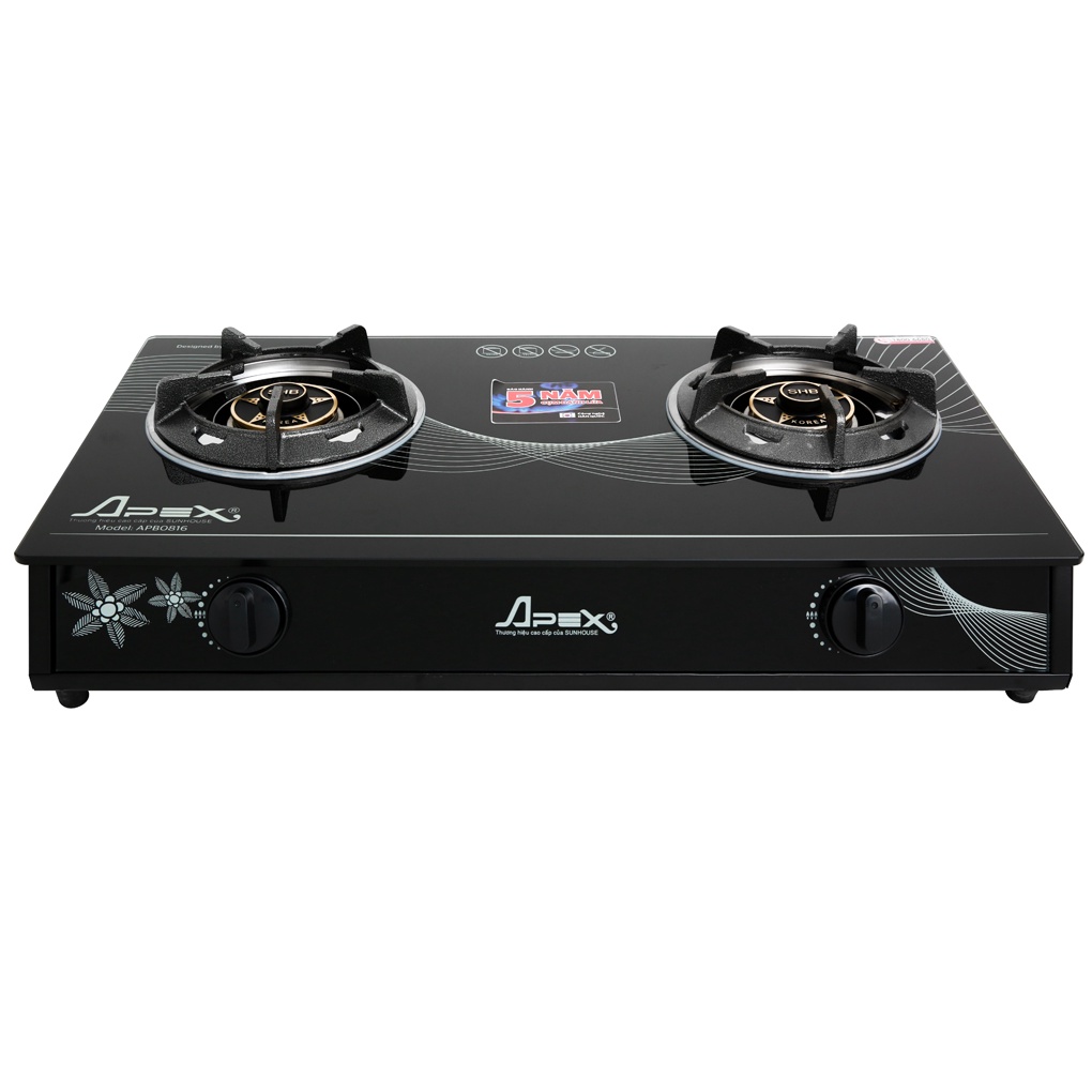 Bếp ga đôi Apex APB0816 [ HÀNG TRƯNG BÀY ]