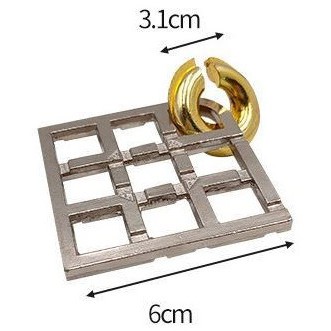 Đồ chơi trí tuệ_Thử thách trí não_The Window- Hanayama Puzzle_Hack não_Rèn luyện Tư duy Logic_Giải đố_Thông minh_Độc lạ