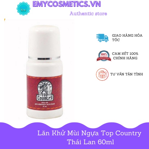 Lăn Khử Mùi Ngựa Top Country  Thái Lan 60ml