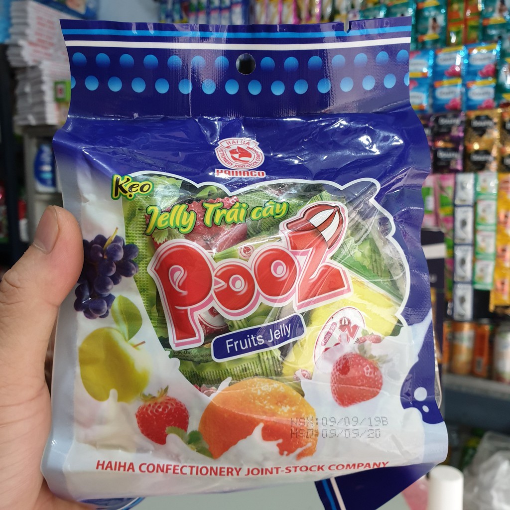 KẸO DẺO POOZ JELLY TRÁI CÂY GÓI 350G