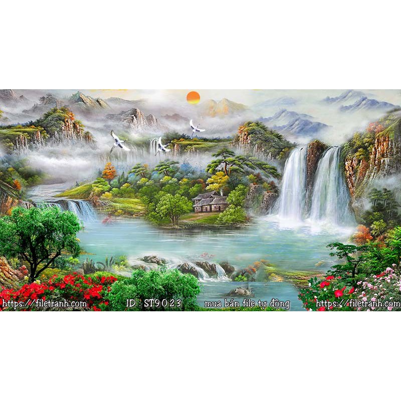 ( Rẻ vô địch ) Tranh Trang Trí Treo , Tranh Treo Tường 3d