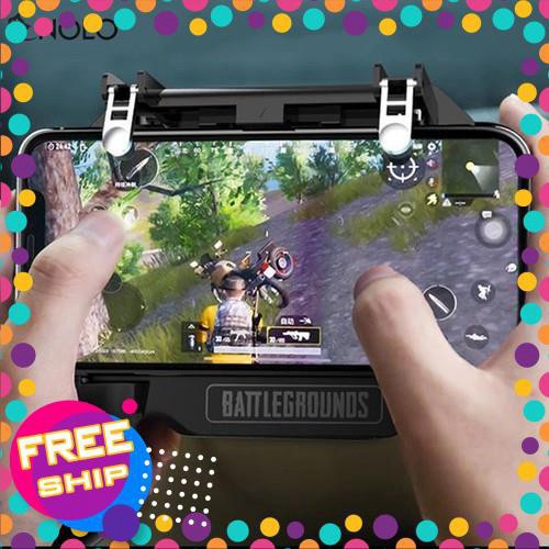 💥Combo Tay cầm Chơi Game Liên Quân PUBG ROS💥 +💥  Tặng Bộ 2 nút bấm hỗ trợ chơi PUBG K01 Kim Loại 💥 SIÊU HOT💥