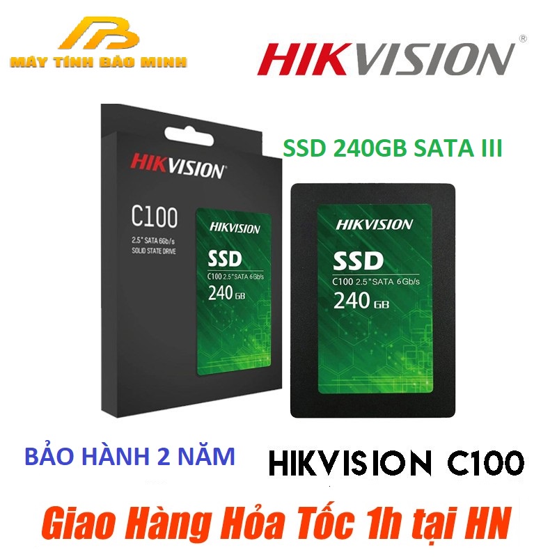 Ổ Cứng SSD HIKVISION C100 240GB Sata III - Hàng chính Hãng