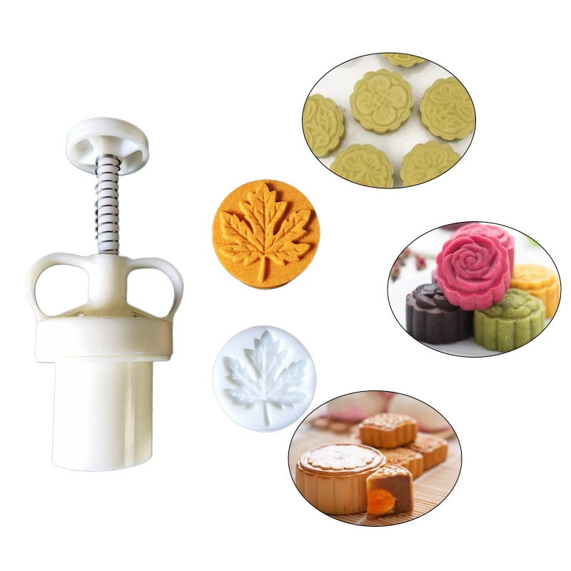 Khuôn Làm Bánh Trung Thu / Bánh Trung Thu Hình Lá Phong Có Thể Điều Chỉnh Độ Dày