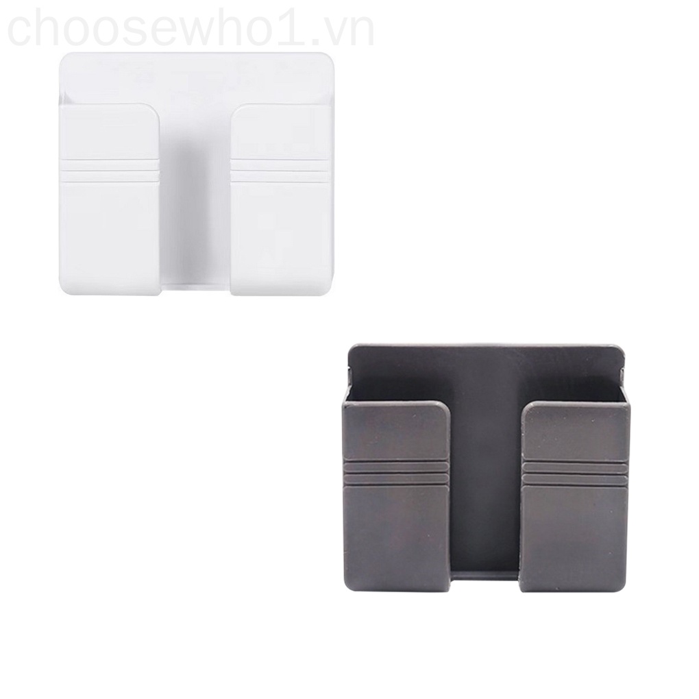 Hộp đựng điều khiển từ xa/điện thoại gắn tường bằng nhựa không đục lỗ
