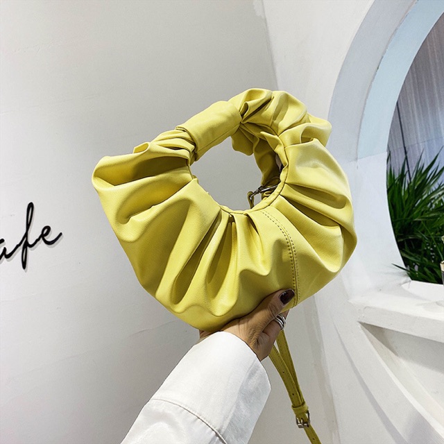 Túi Xách Mềm Mại Họa Tiết Đám Mây Xinh Xắn Cho Nữ