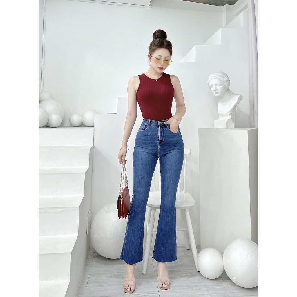 Áo thun ba lỗ nữ CRAZYTEEN phong cách năng động AT0322
