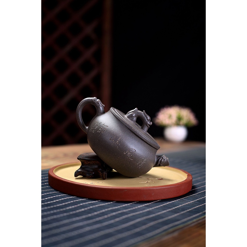 Ấm Tử Sa Nghi Hưng Thanh Phong Tuấn Tiết 300 ml (Thanh Khôi Nê)