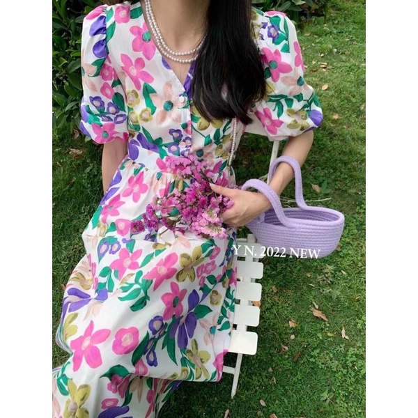 vải thô cotton hoa sao to may váy,áo,đồ bộ mềm mát