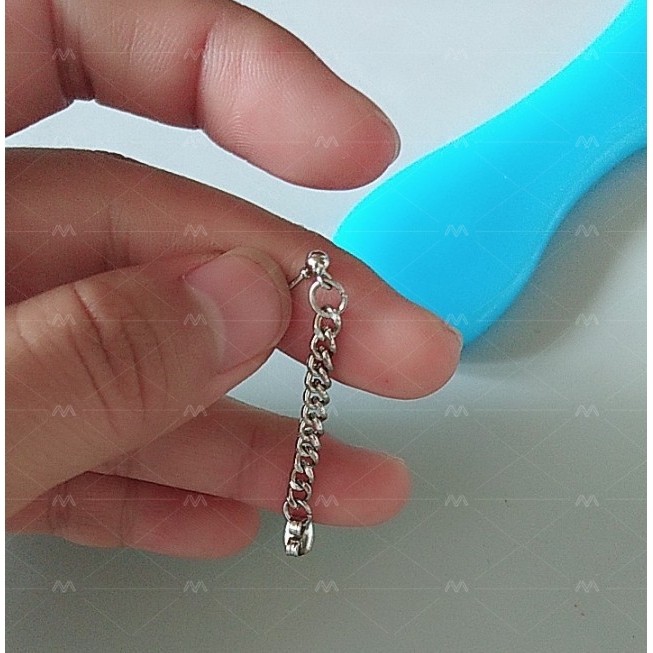 Bông Tai Dây Xích Đơn Giản Không Gây Dị Ứng Phong Cách Hip Hop Hàn Quốc Cho Nam Và Nữ