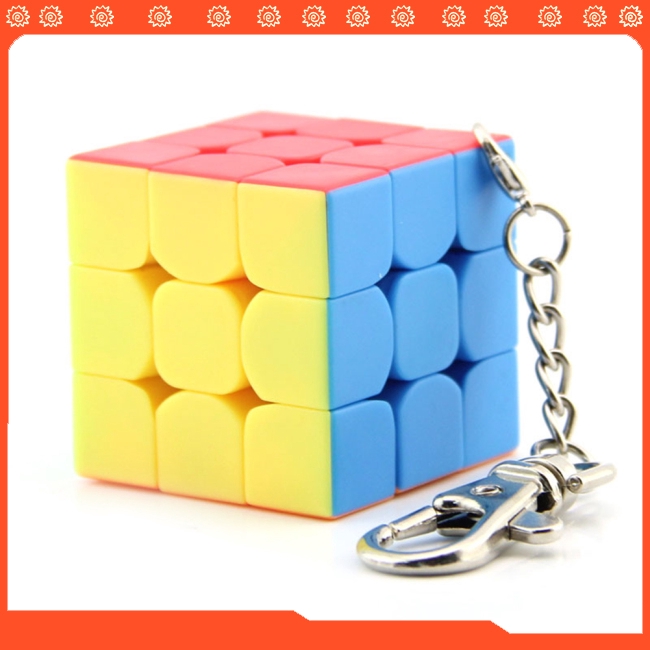 Móc khóa khối rubik nhỏ 3*3*3 cho trẻ em