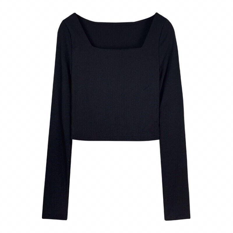 ÁO CROPTOP CỔ VUÔNG CHẤT COTTON ĐẸP LOẠI 1 | BigBuy360 - bigbuy360.vn