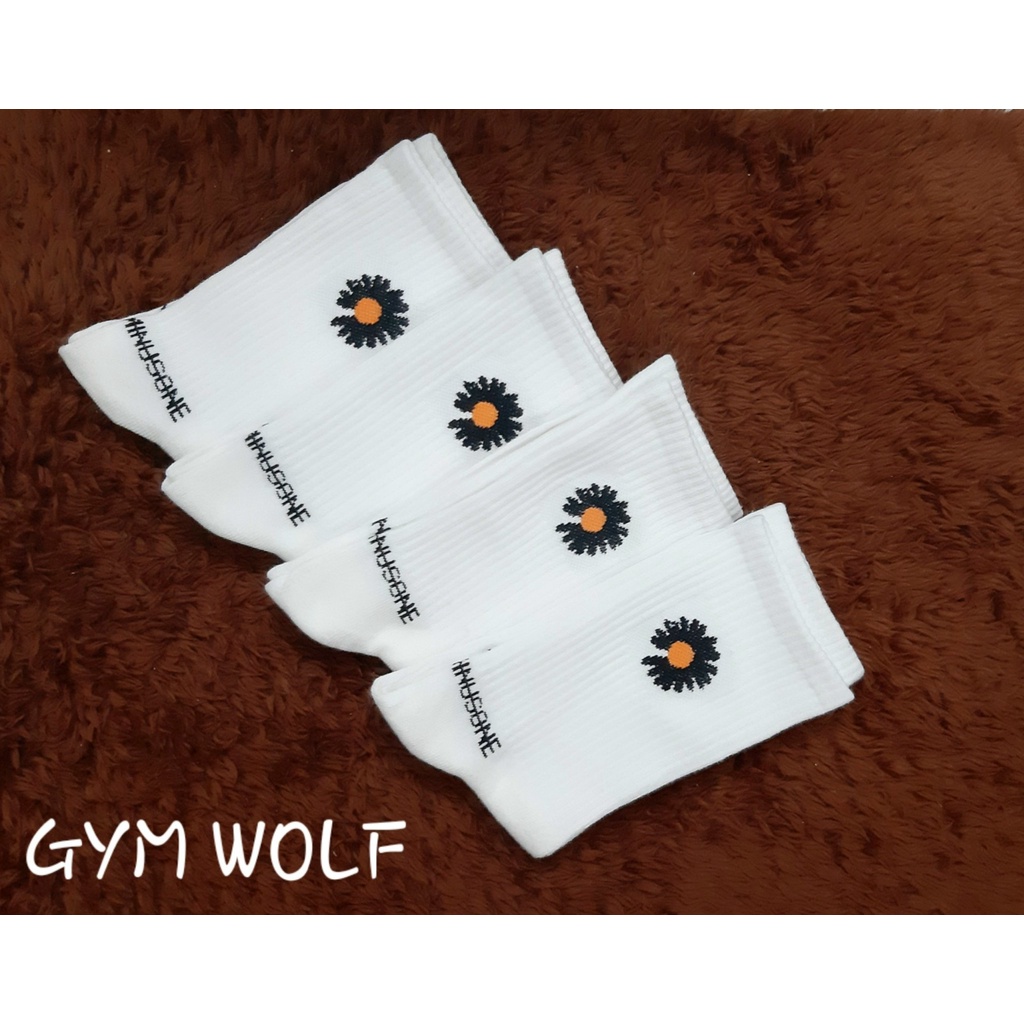 Vớ Hoa Cúc cao cổ Hàn Quốc Unisex  phong cách thể thao, đường phố.