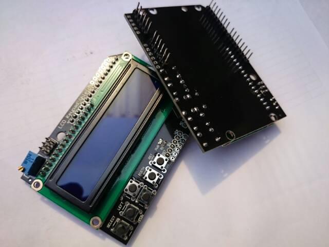 Arduino Lcd Shield With Keypad 16x2 1602 Lcd