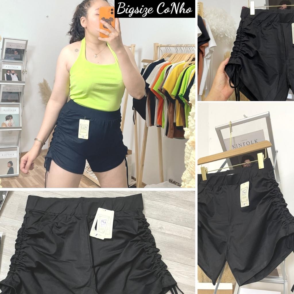 Quần đùi rút dây bigsize nữ, Quần short nữ bigsize ngoại cỡ từ 58-100kg QR | BigBuy360 - bigbuy360.vn