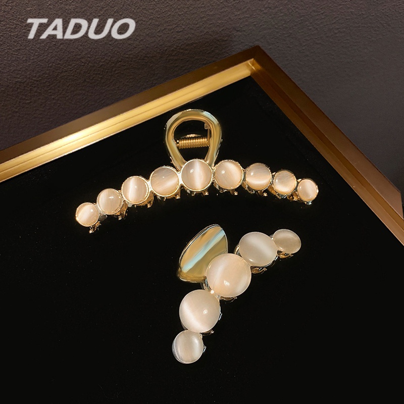 Kẹp Tóc Càng Cua Hình Mắt Mèo Thời Trang Cho Nữ