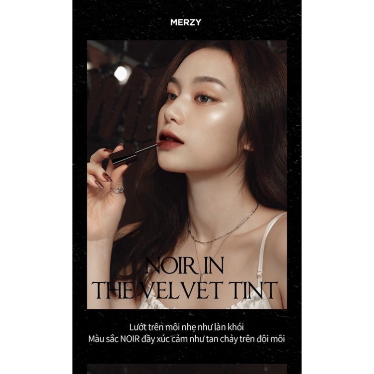 Son Kem Lì, Mịn Mượt Như Nhung Merzy Noir In The Velvet Tint
