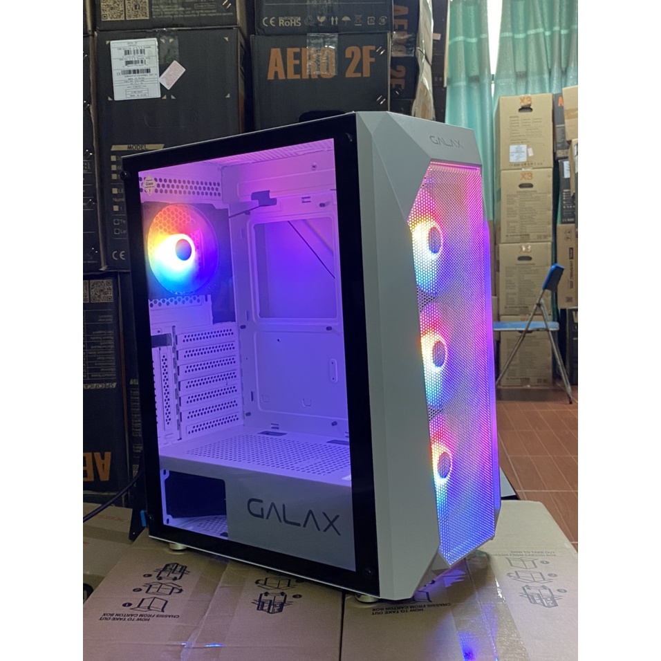 Vỏ case máy tính GALAXY -Mid -Tower revolution case pc