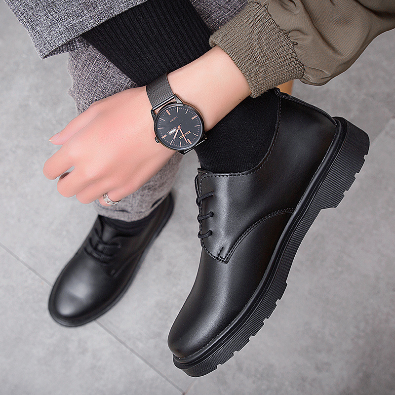 Giày da nam công sở màu đen trang trọng size 35-46 47