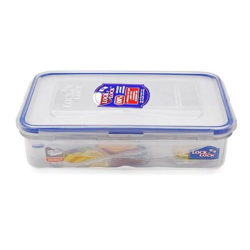 Hộp bảo quản thực phẩm Lock&amp;lock Classic 800ml chia 3 ngăn HPL816C