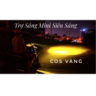Đèn trợ sáng MINI Cos vàng, Pha trắng [ LOẠI 1 ]