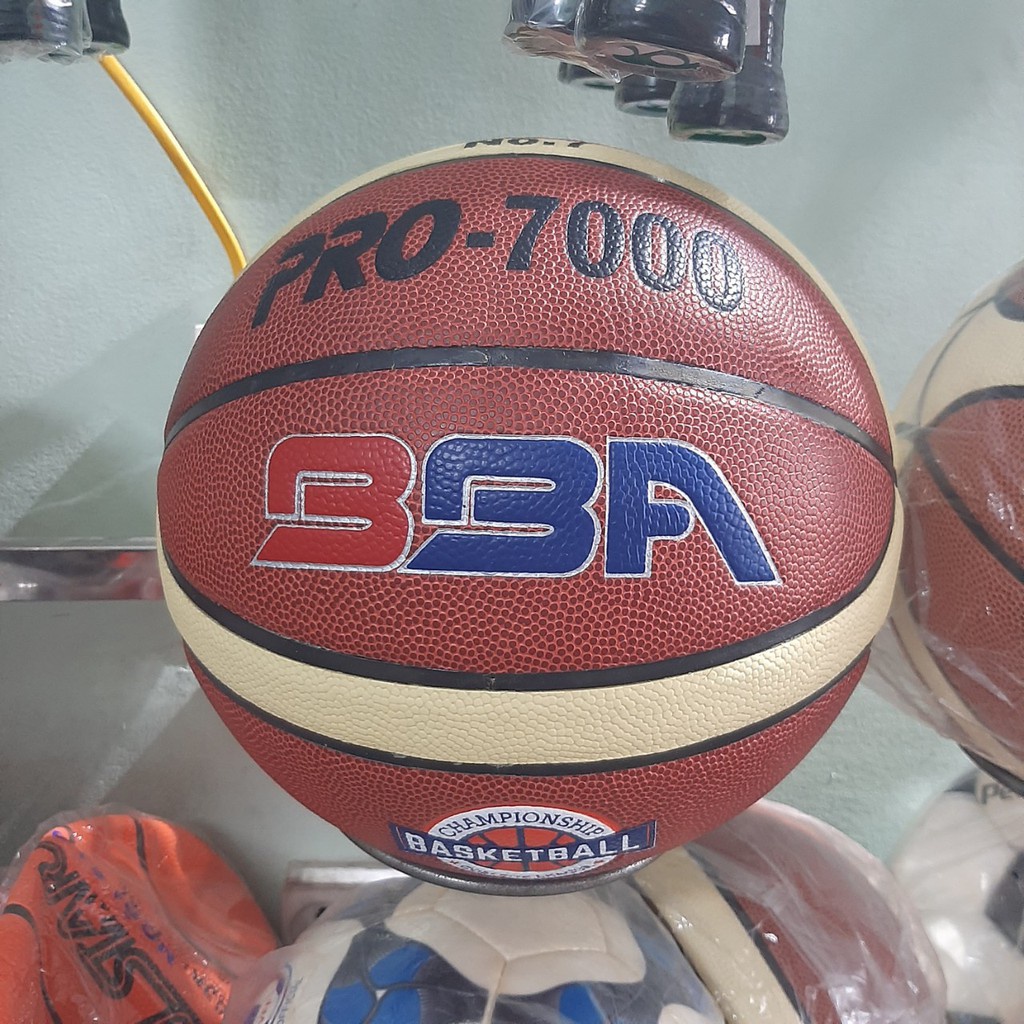 Quả bóng rổ Prostar Pro 7000 - Bóng rổ chất liệu da PU cao cấp hàng chính Hãng tặng lưới + kim bơm - Putin Shop