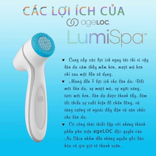 Máy Rửa Mặt Lumi Spa kèm sữa rửa mặt