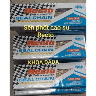 Sên phốt cao su Recto, size 124L vàng.