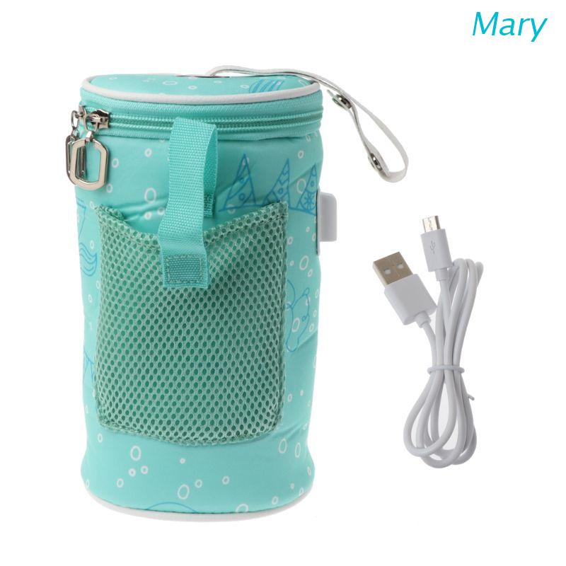 Túi Hâm Nóng Bình Sữa / Cốc Giữ Nhiệt Usb Di Động Tiện Dụng Cho Bé Sơ Sinh