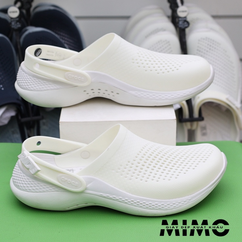 Dép Sục Nam Nữ Literide Gắn Chữ Trắng Full Cực Êm Mềm Nhẹ, Bền Đẹp, Full Box Xịn Xò