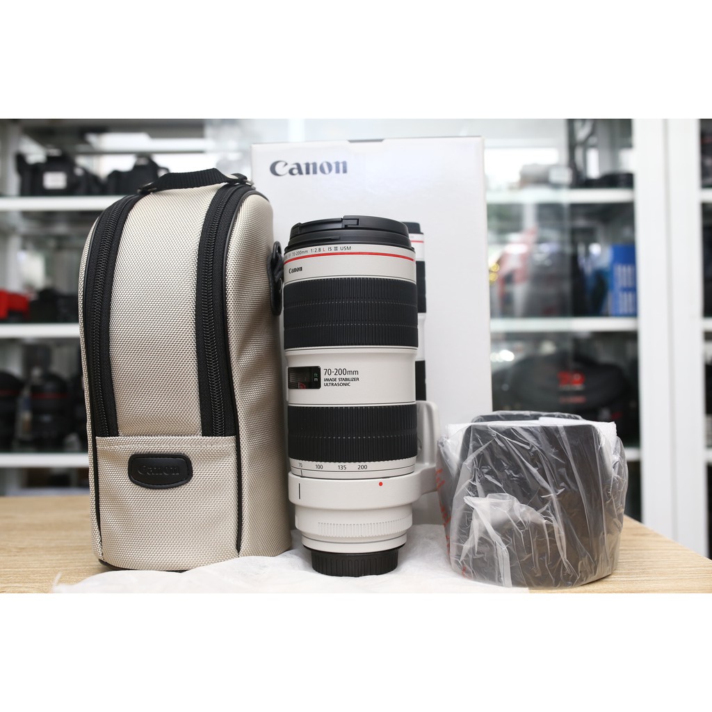 ỐNG KÍNH CANON EF 70-200mm F2.8 L IS III USM - LEN TELE CHÂ DUNG BẮN XA CAO CẤP ĐỜI MỚI NHẤT