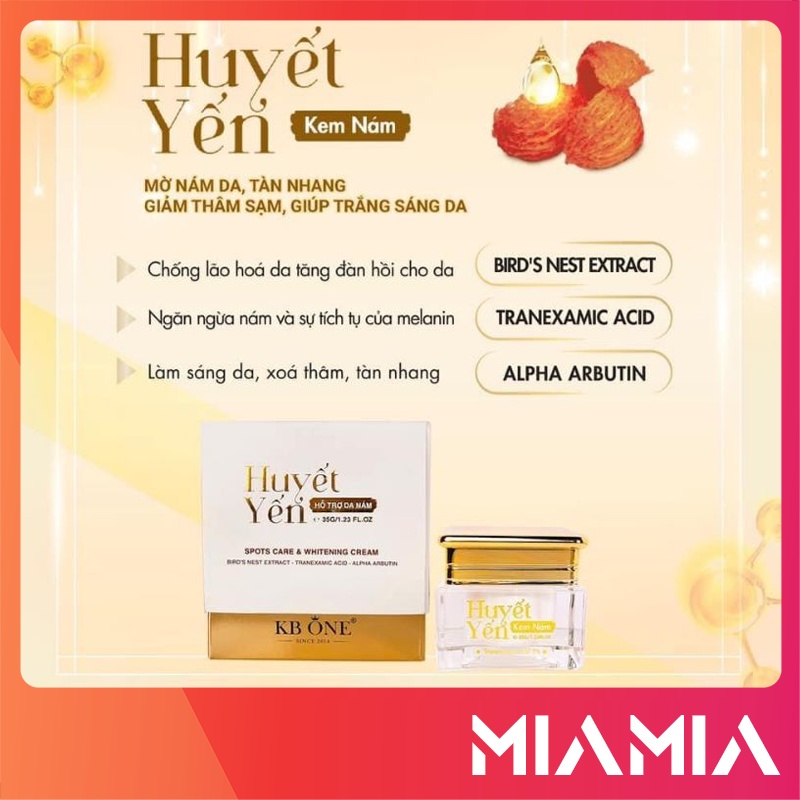 Kem Face Huyết Yến KB ONE Chính Hãng - Tặng Kèm 1 Tế Bào Gốc