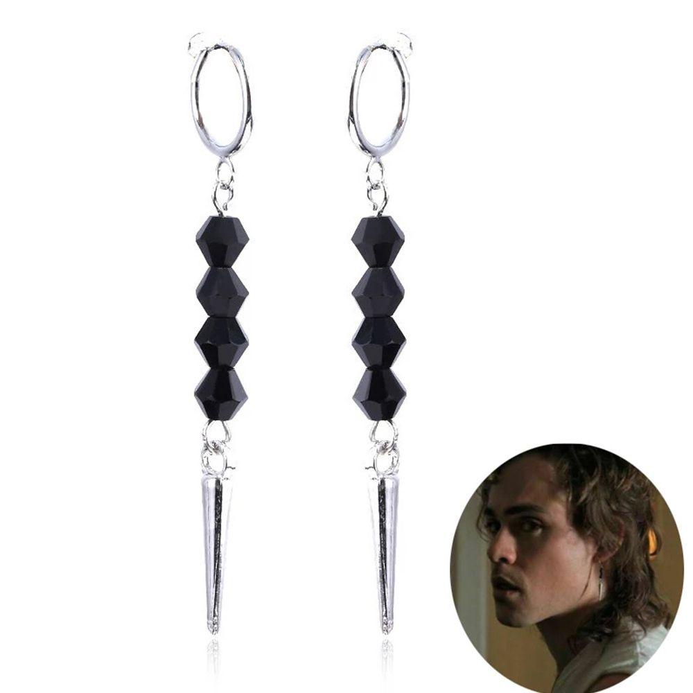 Khuyên Tai Hợp Kim Kẹp Bảng Chữ Cái Stranger Things Độc Đáo Cho Nam