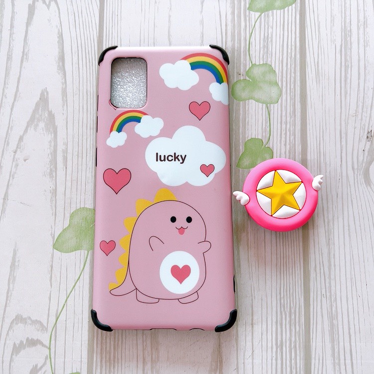 Ốp lưng idm Hàn Quốc kèm pop Samsung A51