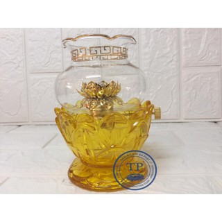 Đèn thờ đốt dầu thuỷ tinh cao cấp