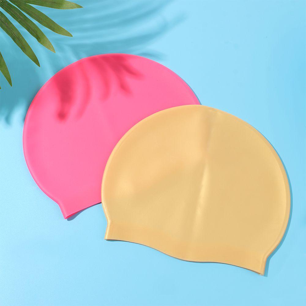 MYRONGVN Mũ Bơi Siêu Mỏng Bảo Vệ Tai Chuyên Dùng Cho Người Lớn Và Trẻ Em