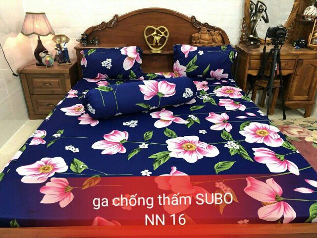 Ga chống thấm subo cao cấp 100% thun cotton phủ nano kháng khuẩn.