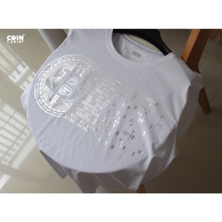 Áo Thun Bitcoin Silver, Binance, Ethereum, Cointshirt