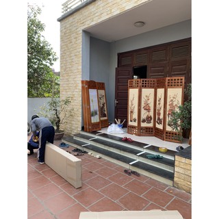 Bức bình phong gỗ