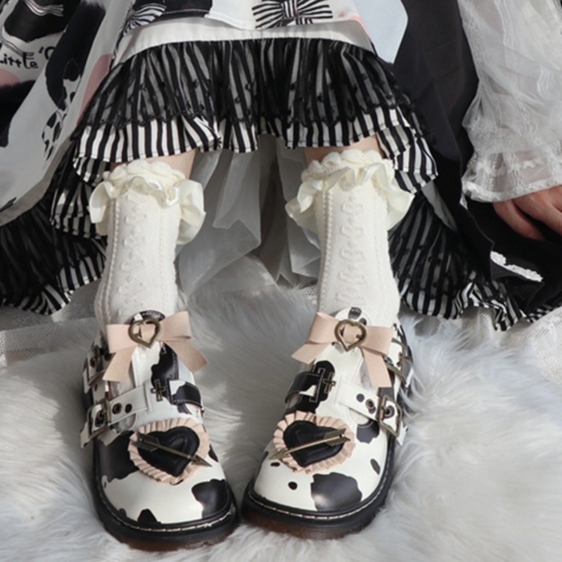 Vớ ngắn họa tiết công chúa ngọt ngào phong cách lolita Nhật Bản cho nữ