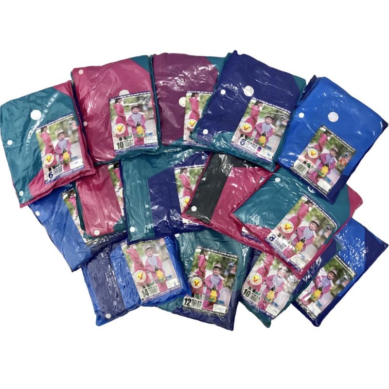 Bộ áo mưa chính hãng Sơn thủy cho bé