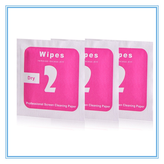 Khăn lau khô và ướt dùng cho màn hình điện thoại