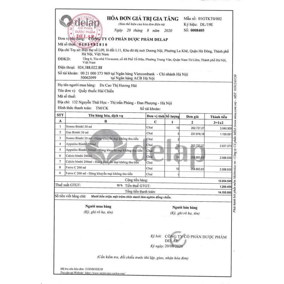 Gas Fitobimbi – Hết đầy hơi, không lo nôn trớ Fitobimbi Gas chai 30ml