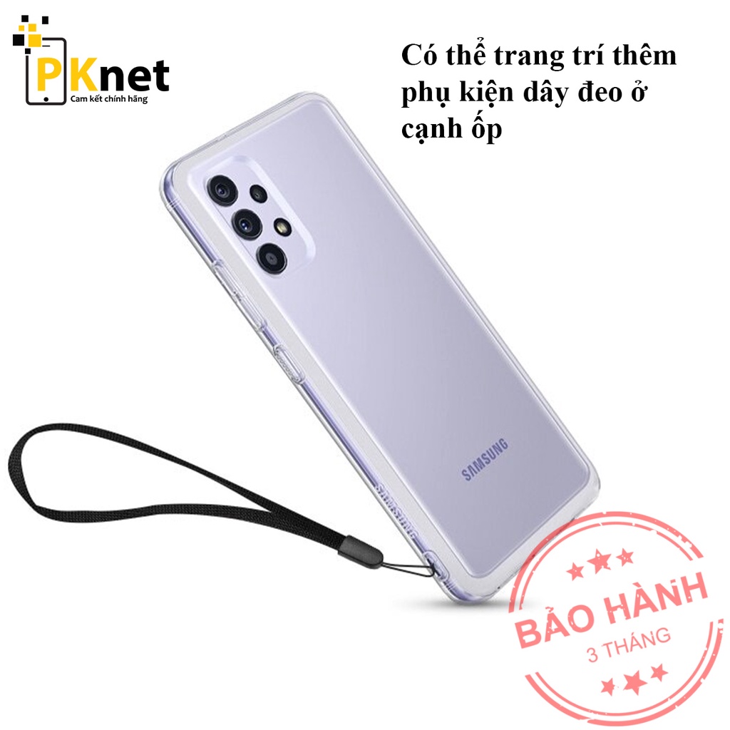 Ốp lưng Samsung A32 5G Chính hãng, Soft Clear Cover bảo vệ máy toàn diện.