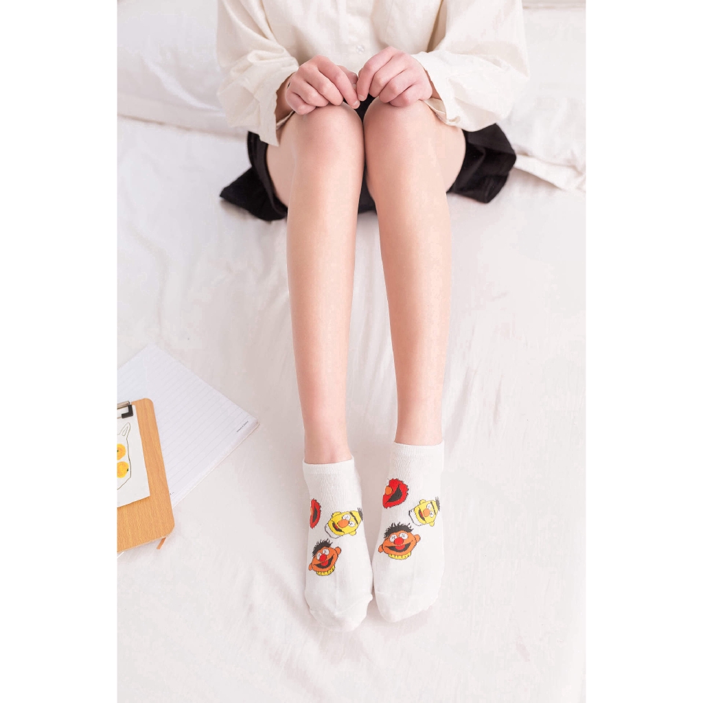 Tất mắt cá chất cotton thoáng mát cho phái nữ