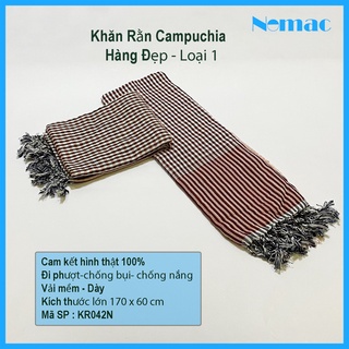 Khăn rằn Campuchia K007/ Khăn đi phượt