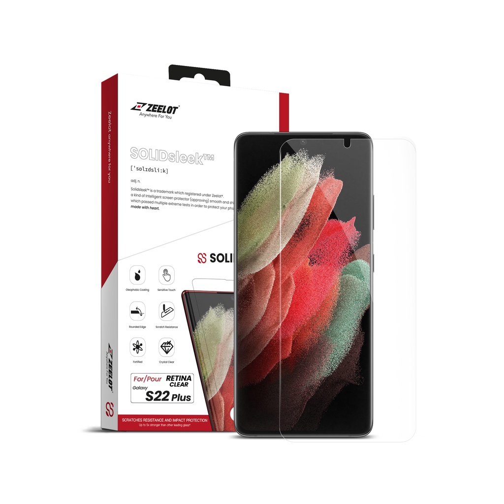 Miếng Dán Cường Lực ZEELOT UV LOCA Dành cho Samsung Galaxy S22/ S22 Plus_ Hàng Chính Hãng