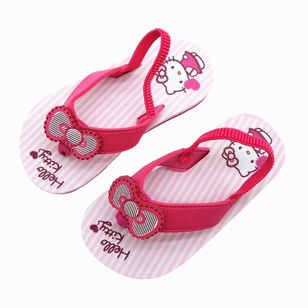 Dép xỏ ngón hình Kity cho bé gái, dép kẹp đi biển đi chơi cho mùa hè siêu dễ thương Tulastore