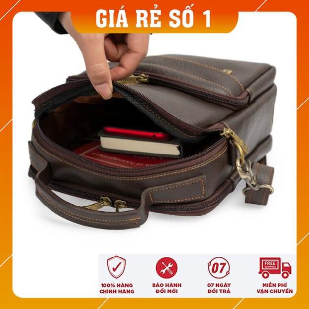 Túi đeo chéo - Cặp đeo chéo cao cấp Lava 5  - Cặp da