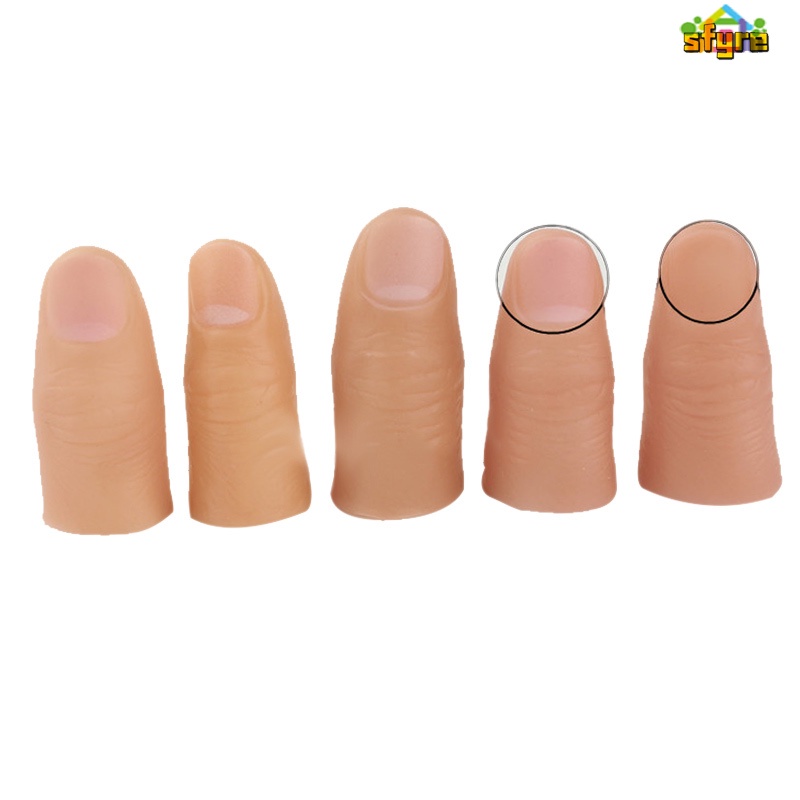 Bộ 5 Ngón Tay Giả Mềm Làm Ảo Thuật